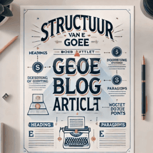 Structuur van een goed blogartikel